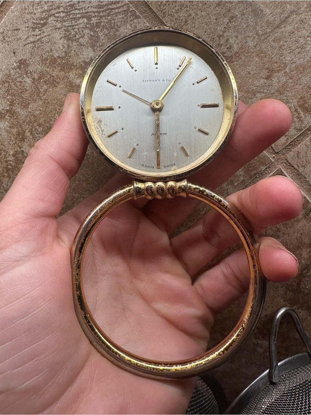 Vintage Tiffany & Co.Swiss 8 Alarm clock Repair